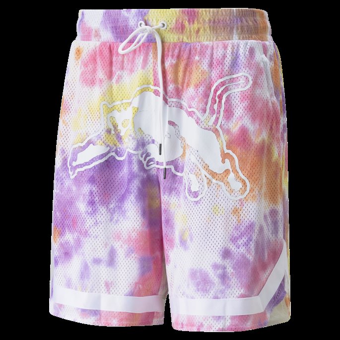 Høyrisiko Rød Puma På Salg Sommerligaen Basketballshorts For Menn