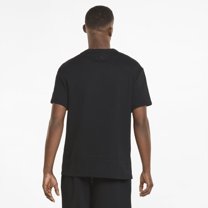 Svart Pivot Cut-off Herre Basketball T-skjorte Puma På Salg