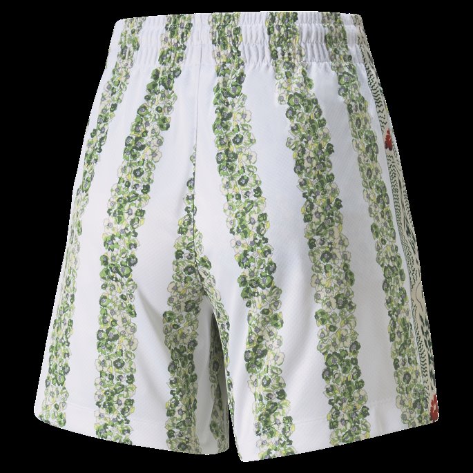 Hvit-aop Puma På Tilbud X Liberty Shorts Kvinner