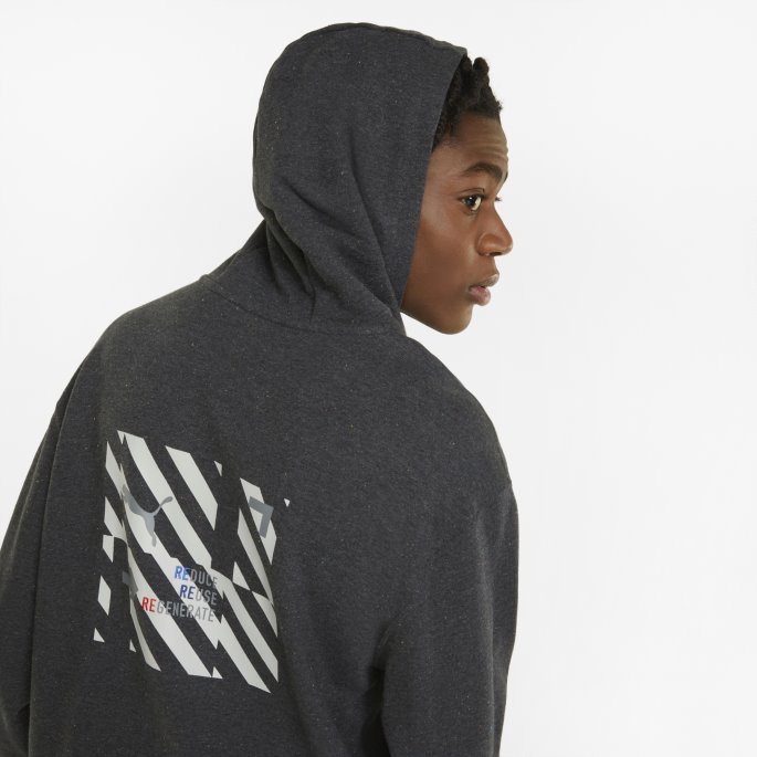 Puma På Salg Bmw M Motorsport Re:collection Hettegenser For Menn Mørkegrå Lyng-b1np008