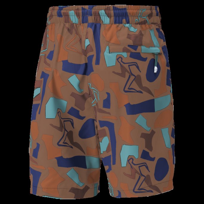 Puma På Tilbud X Smørvarer Trykt Herreshorts Auburn