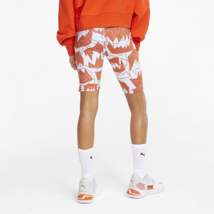 Cherry Tomat Give Buckets Biker-trykt Basketballshorts For Kvinner Puma På Salg