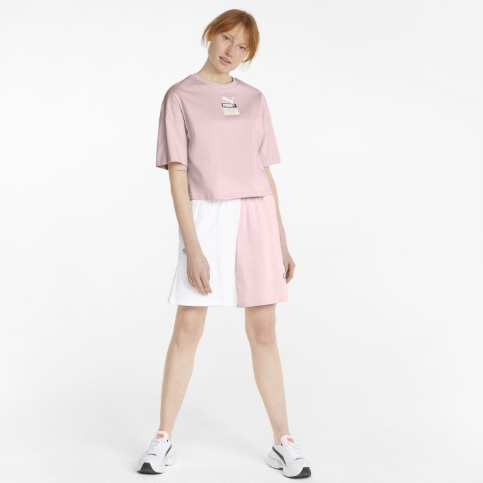 Puma På Tilbud Krittrosa Merke Love Oversized Damet-skjorte