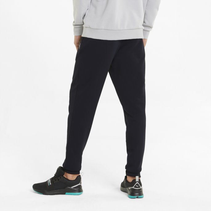 Puma På Tilbud Svart Mercedes F1 Essentials Joggebukser For Menn