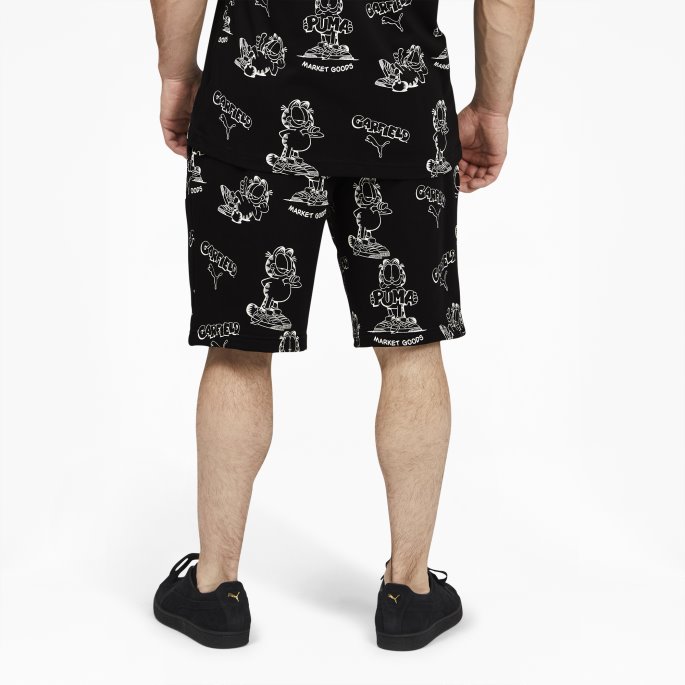 Puma På Tilbud X Garfield Printed Herreshorts Svart