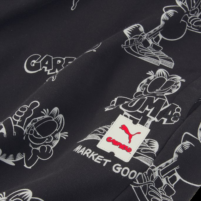 Puma På Tilbud X Garfield Printed Herreshorts Svart