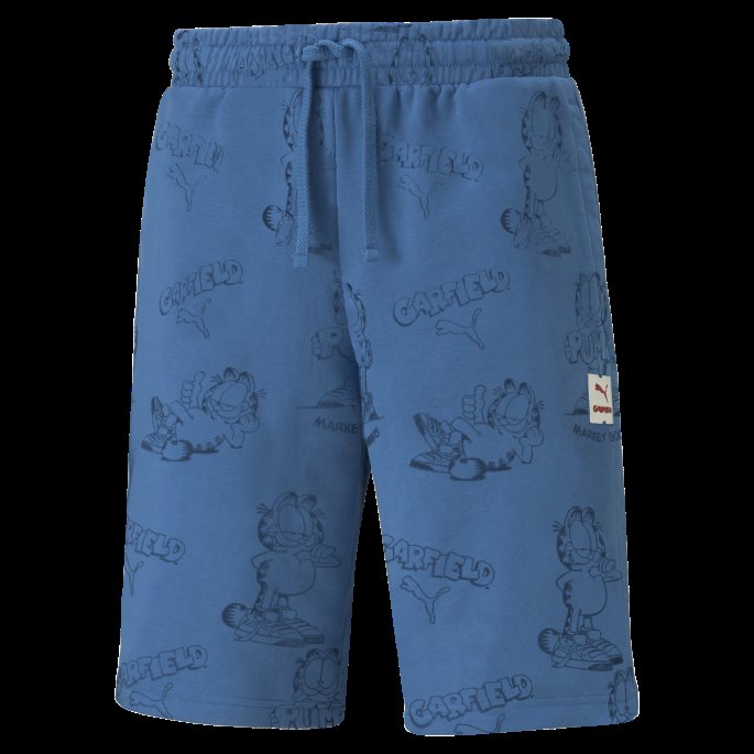 Puma På Tilbud X Garfield-trykte Shorts For Menn Vallarta Blå