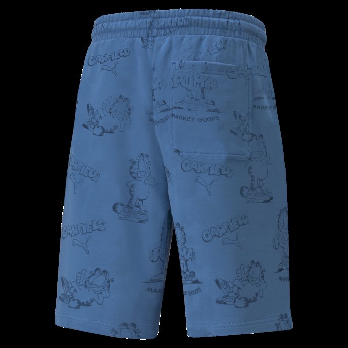 Puma På Tilbud X Garfield-trykte Shorts For Menn Vallarta Blå