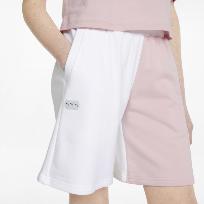 Hvitt Merke Love High-waisted Dameshorts Puma På Salg
