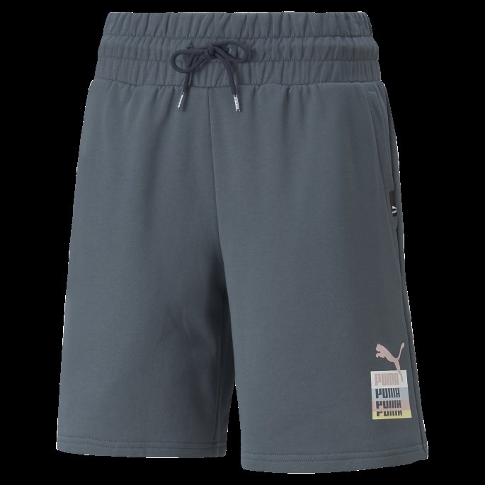 Merke Kjærlighet Høy Midje Shorts For Kvinner Puma På Salg Mørk Skifer