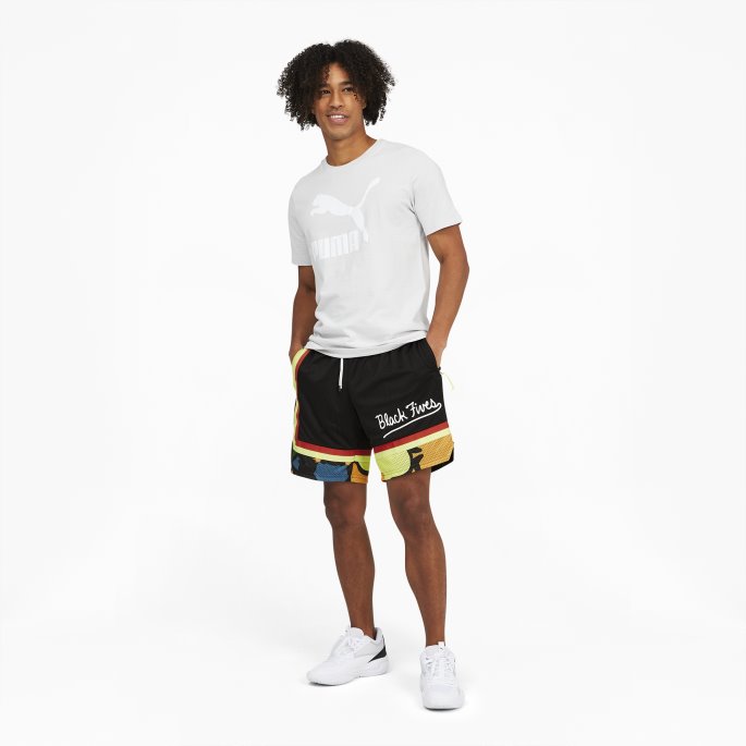 Puma På Tilbud Svart Sort Fives Ballroomshorts
