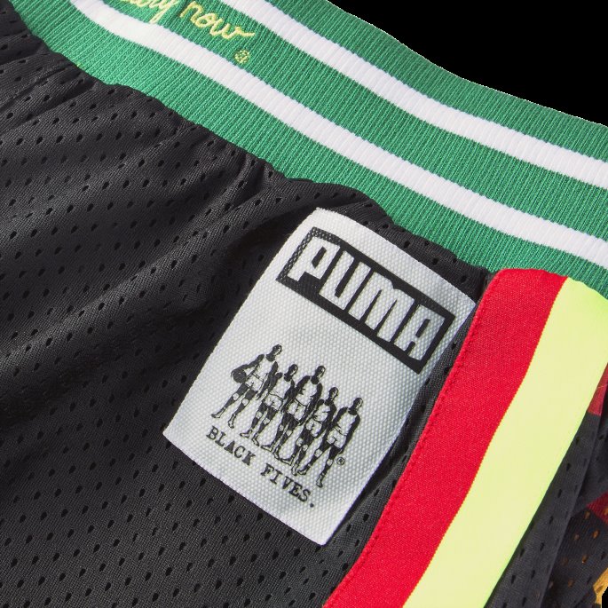 Puma På Tilbud Svart Sort Fives Ballroomshorts