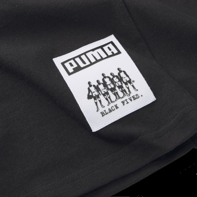 Svart Fives Hoopettes Tee Puma På Tilbud Svart