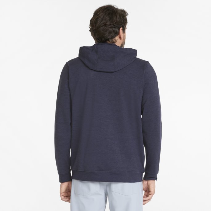 Marineblå Blazer Heather Puma På Tilbud Skyspunnet Progress Golf Hettegenser For Menn