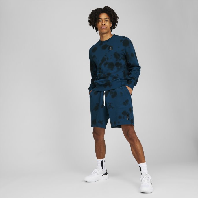 Puma På Tilbud Seilende Blå Pivot Basketballshorts For Menn