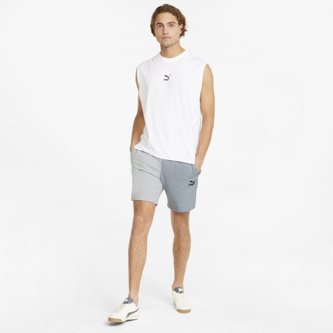 Classics Block Herreshorts Grå Fiolett Puma På Salg