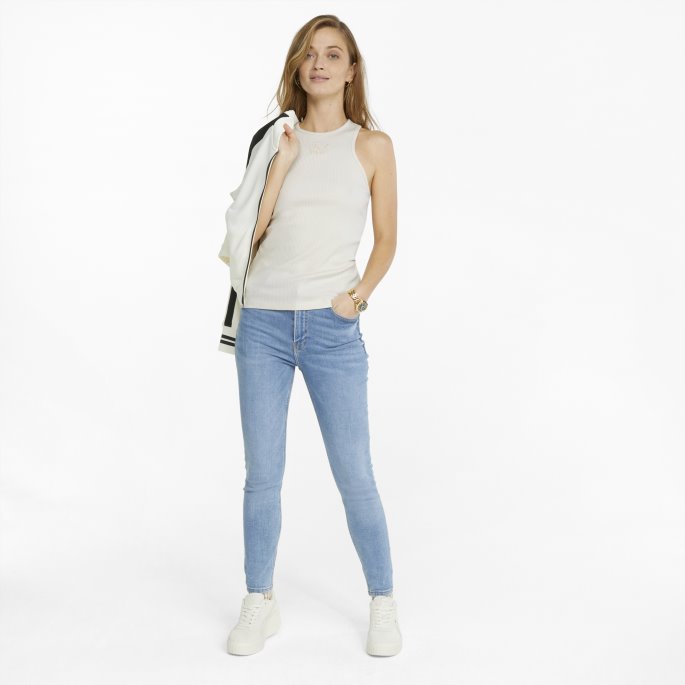 Puma På Tilbud Ingen Farge Klassikere Ribbet Dameskjorte