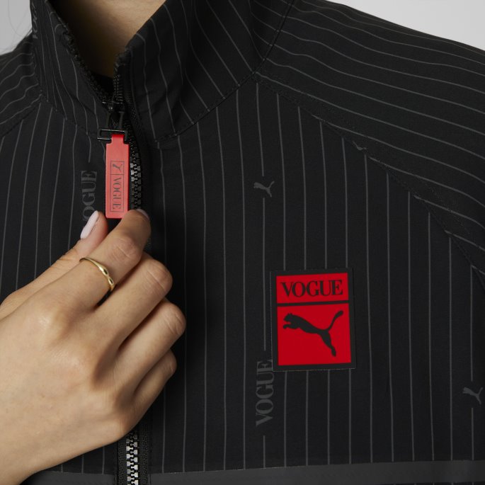 Puma På Tilbud X Vogue Vevd Damejakke Svart