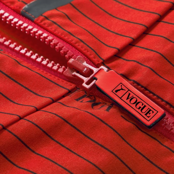 Ildrød Puma På Tilbud X Vogue Vevd Damejakke