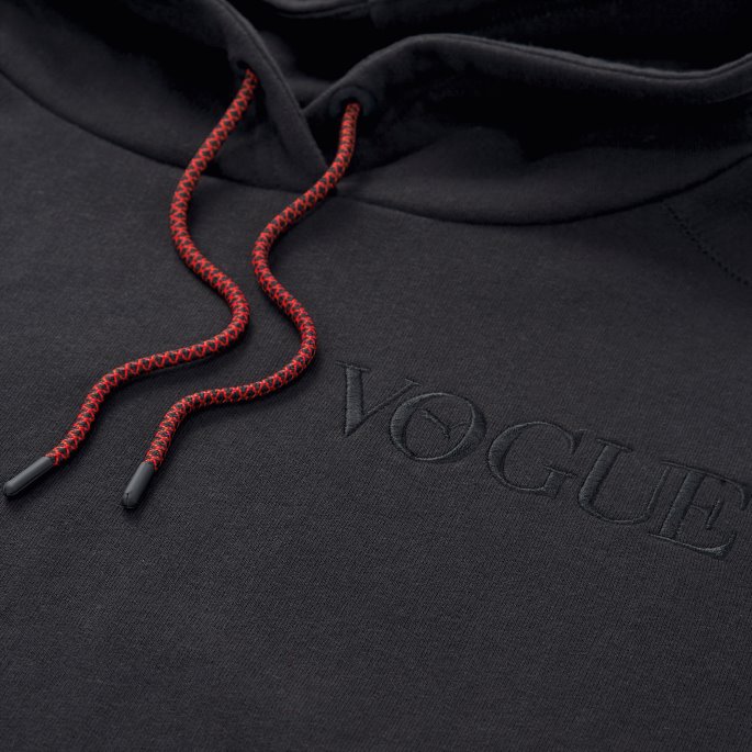 Svart Puma På Tilbud X Vogue Hettegenser For Kvinner