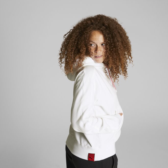 Puma På Tilbud X Vogue Hettegenser For Kvinner Hvit