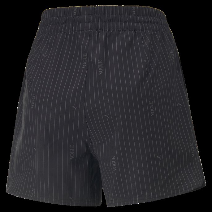 Svart Puma På Tilbud X Vogue Vevde Shorts For Kvinner