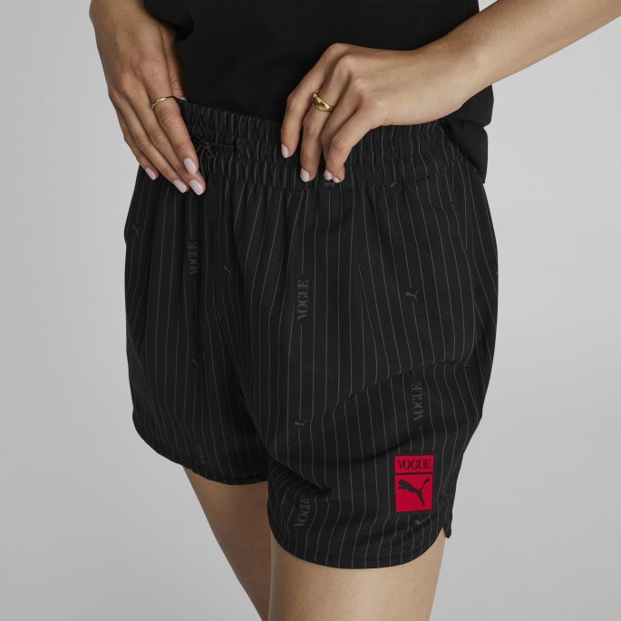 Puma På Tilbud X Vogue Kvinners Vevde Shorts Svart