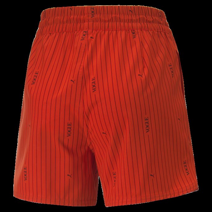 Puma På Tilbud X Vogue Kvinners Vevde Shorts Ildrød
