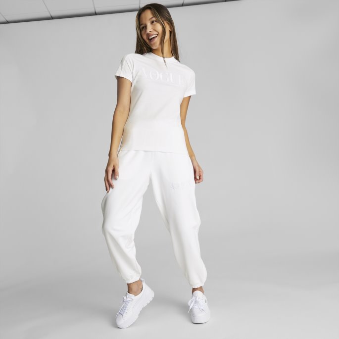 Puma På Tilbud X Vogue Joggebukser For Kvinner Hvit