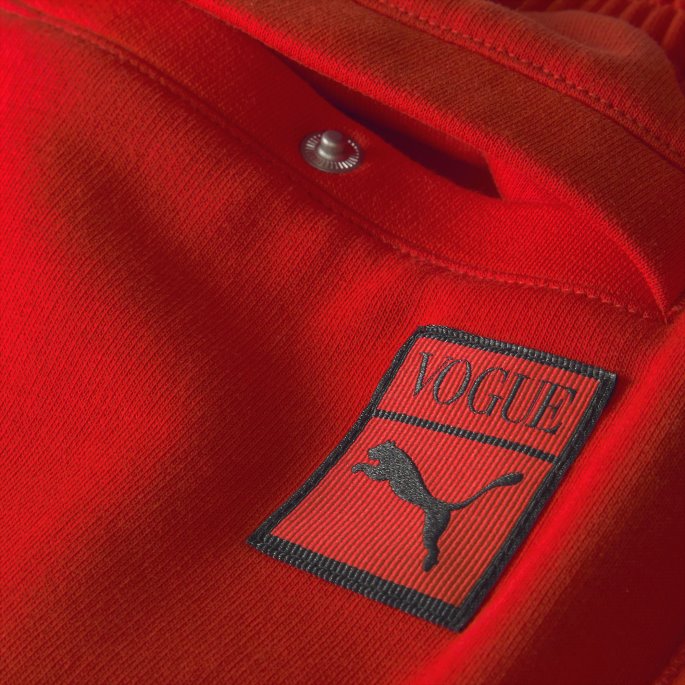 Ildrød Puma På Tilbud X Vogue Joggebukser For Kvinner