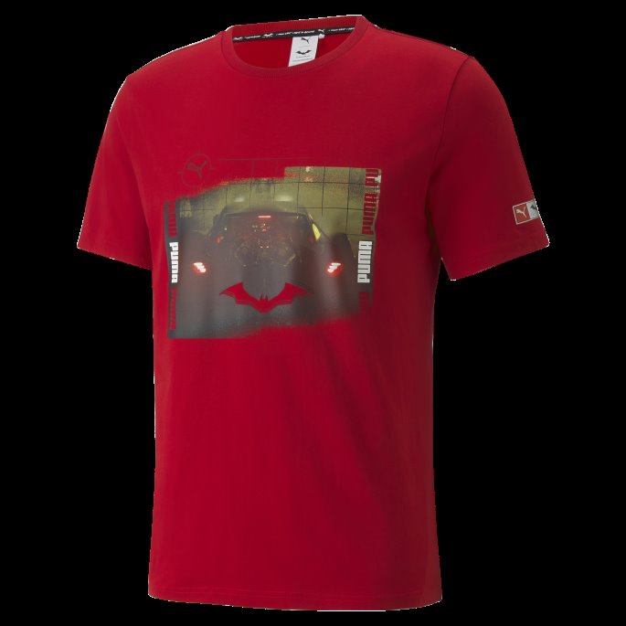 Puma På Tilbud X Batman Barbados Cherry Grafisk Herre-t-skjorte