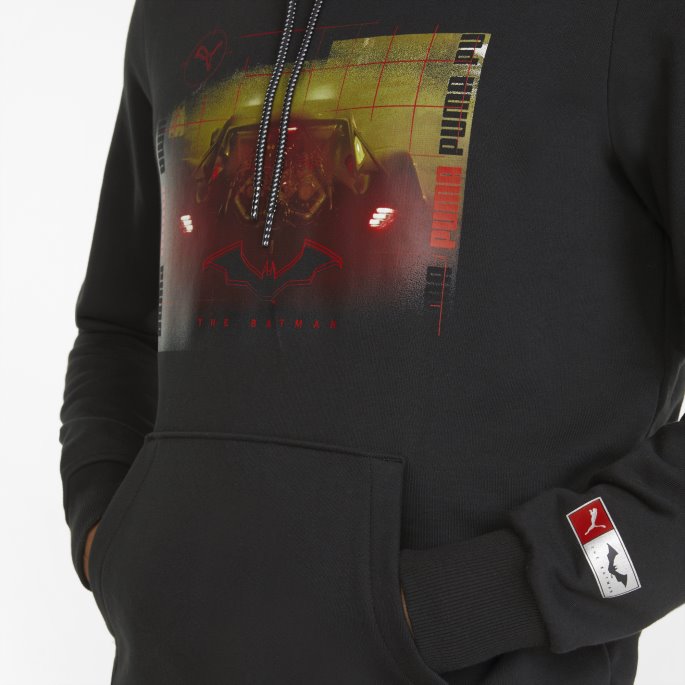 Puma På Tilbud X Batman Hettegenser For Menn Svart