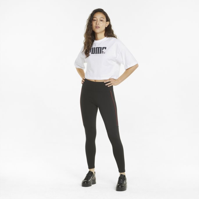 Puma På Tilbud X Batman Grafisk T-skjorte For Kvinner Hvit