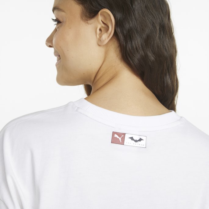 Puma På Tilbud X Batman Grafisk T-skjorte For Kvinner Hvit