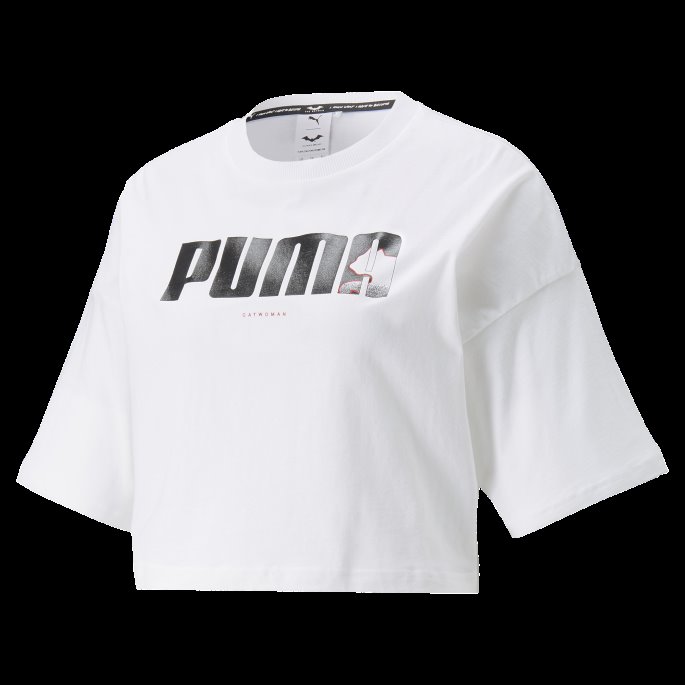 Puma På Tilbud X Batman Grafisk T-skjorte For Kvinner Hvit