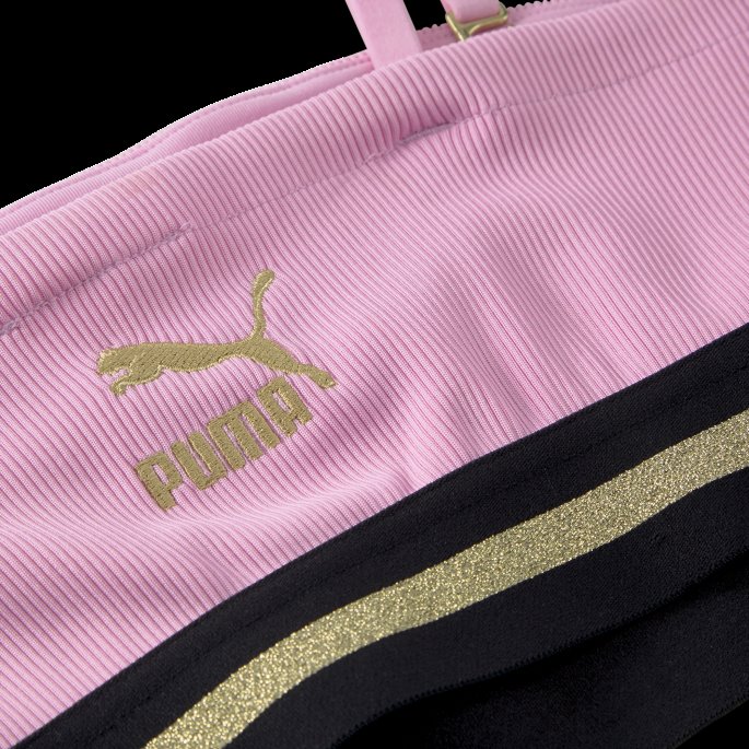 Puma På Tilbud X Baby Phat Elegant Ribbet Bralette Bonbon