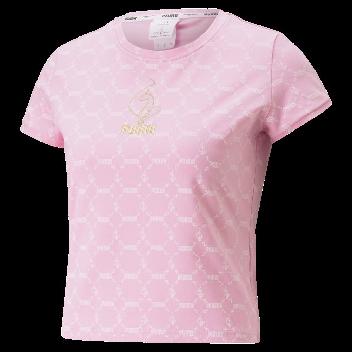 Puma På Tilbud X Baby Phat Heftig Montert Aop T-skjorte Bonbon-aop