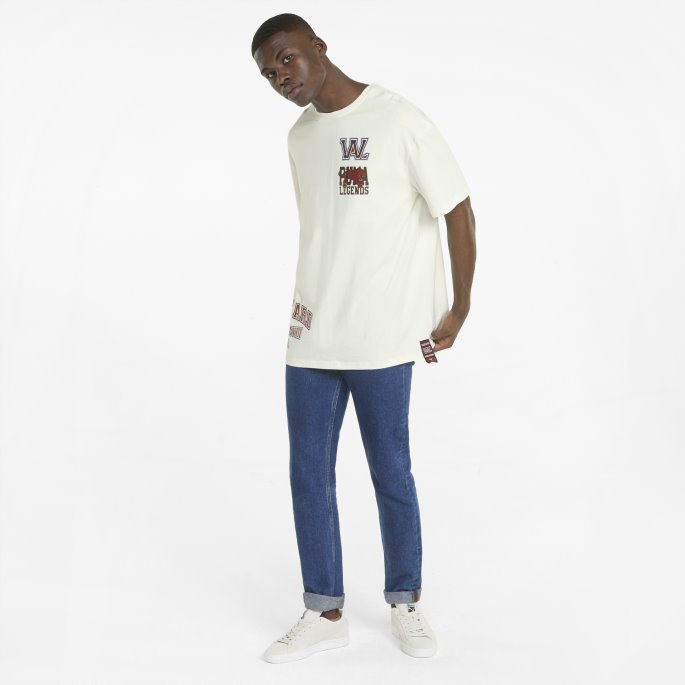 Puma På Tilbud We Are Legends Grafisk Tee Whisper White
