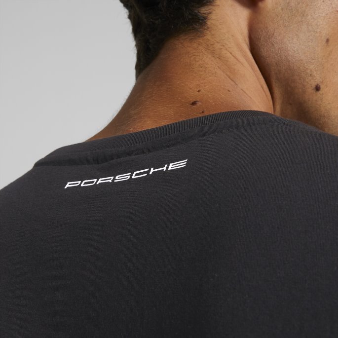 Svart Porsche Legacy Statement Motorsport Tee Menn Puma På Salg