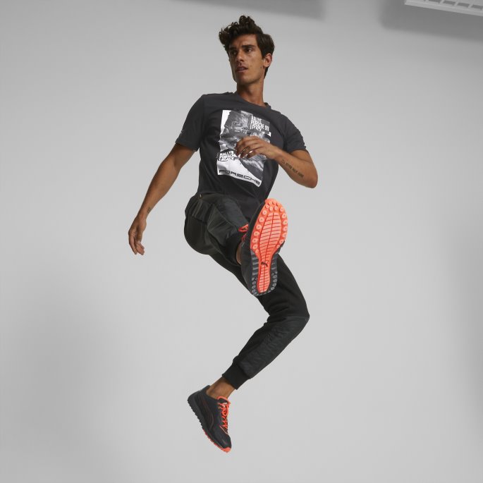 Svart Porsche Legacy Statement Motorsport Tee Menn Puma På Salg
