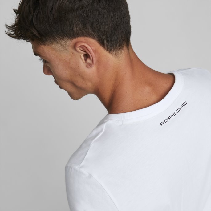 Porsche Legacy Statement Motorsport Tee Menn Puma På Tilbud Hvit