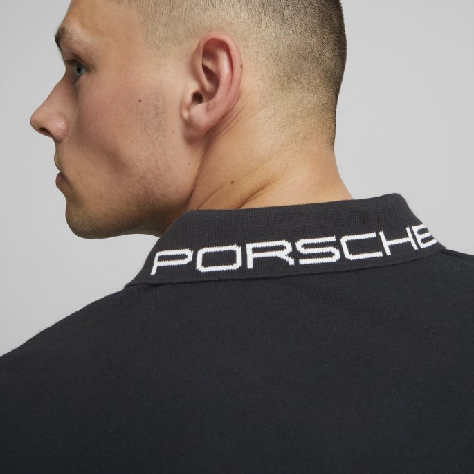Porsche Legacy Poloskjorte Menn Svart Puma På Salg