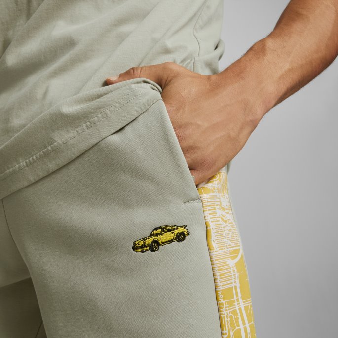 Puma På Tilbud Porsche Legacy T7 Joggebukser For Menn Pebble Grey