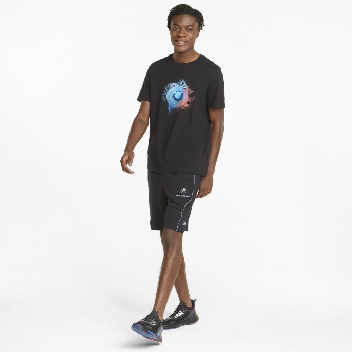 Bmw M Motorsport Nightride Shorts For Menn Svart Puma På Tilbud