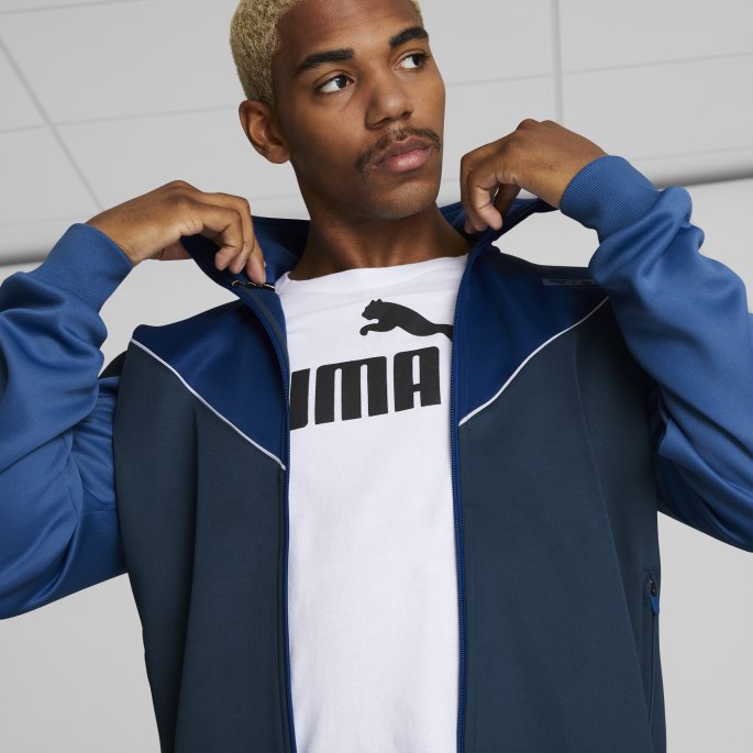 Puma På Tilbud X Lauren London Mcs Jakke Mørk Denim-kjole Blå