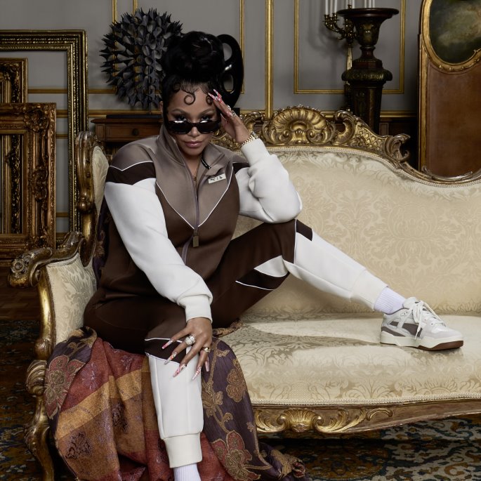 Puma På Tilbud X Lauren London Mcs Jakke Teak-demitasse