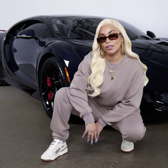 Puma På Tilbud X Lauren London Crewneck Sweatshirt Fungi