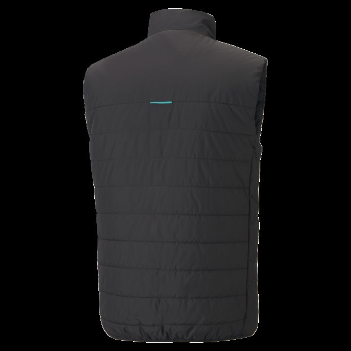 Puma På Salg Svart Mercedes-amg Petronas Motorsport Formula One Mt7 Polstret Gilet Herre