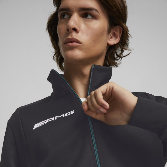 Puma På Tilbud Mercedes-amg Petronas Motorsport Formula One Mt7 Treningsjakke Herre Svart