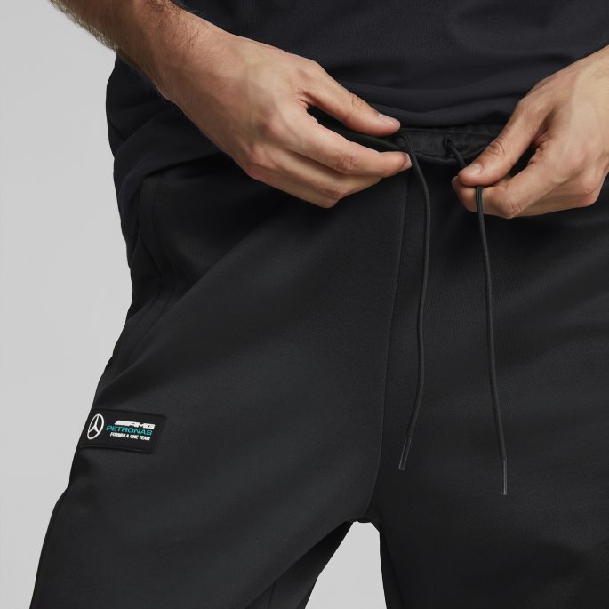 Puma På Tilbud Svart Mercedes-amg Petronas F1 Mt7 Treningsbukser For Menn